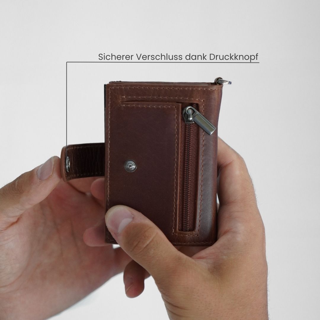 BROSHIELD® - Genuine leather wallet for ultimate flexibility