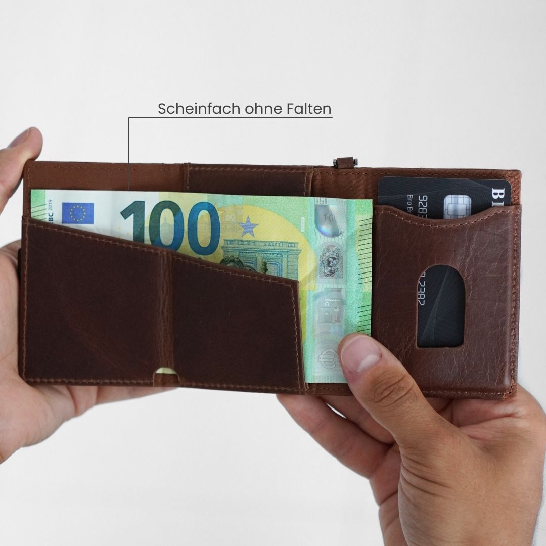 BROSHIELD® - Genuine leather wallet for ultimate flexibility