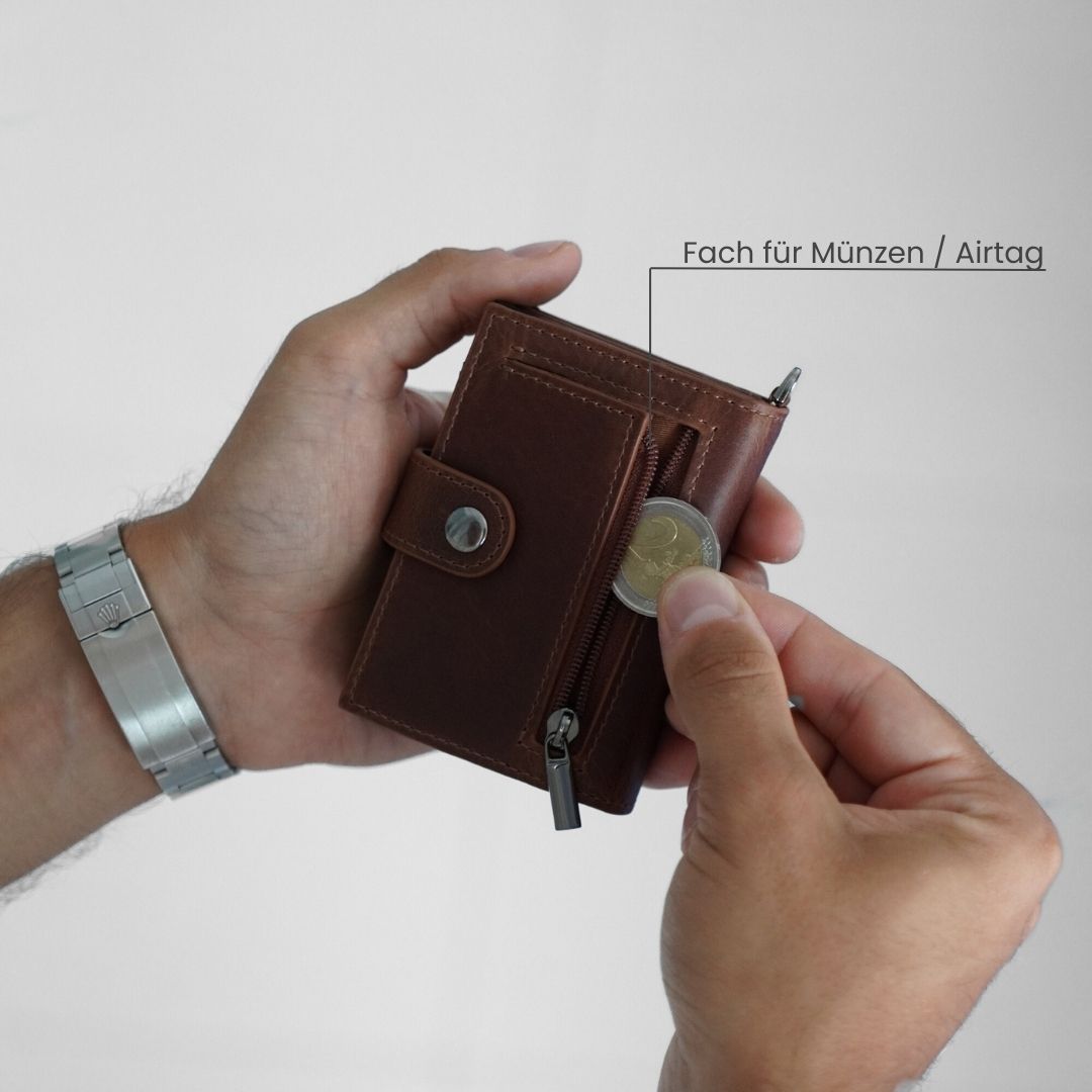 BROSHIELD® - Genuine leather wallet for ultimate flexibility
