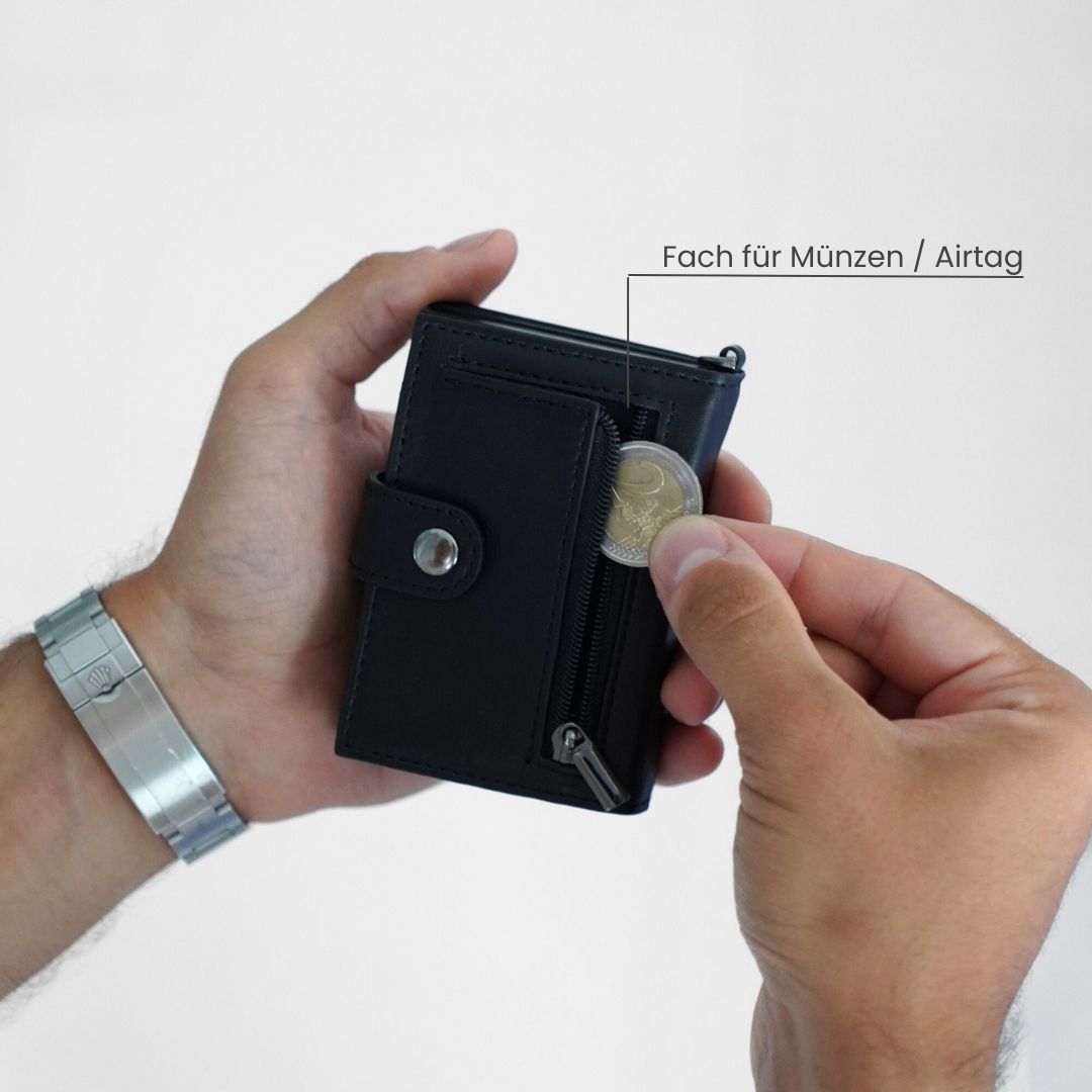 BROSHIELD® - Genuine leather wallet for ultimate flexibility