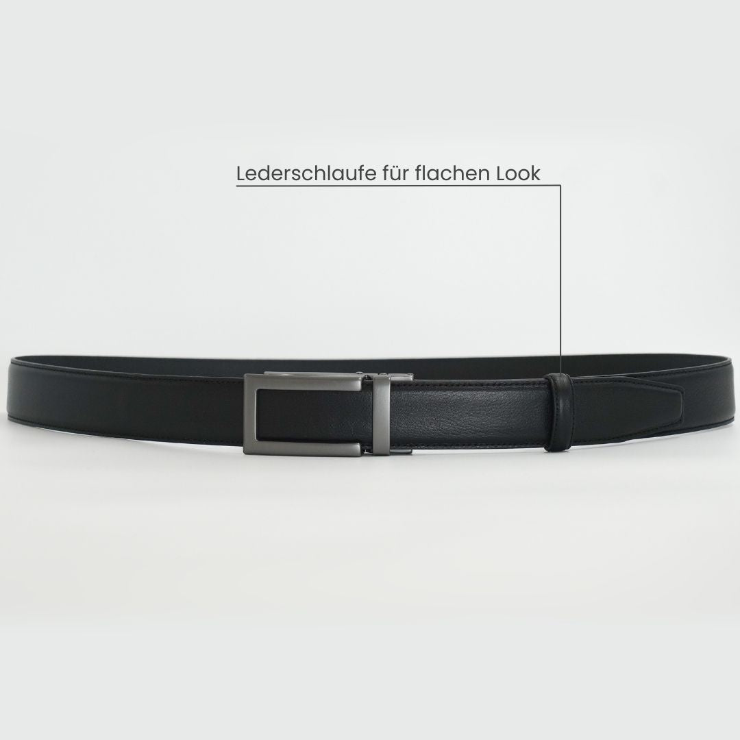 SALE: BROSHIELD® - Automatik Gürtel ohne Löcher – Hochwertiger Echtledergürtel für Herren