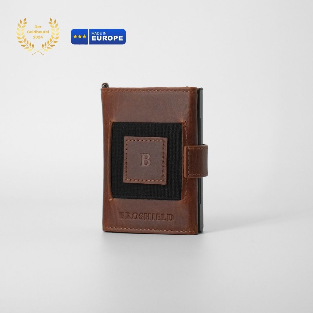 BROSHIELD® - Genuine leather wallet for ultimate flexibility
