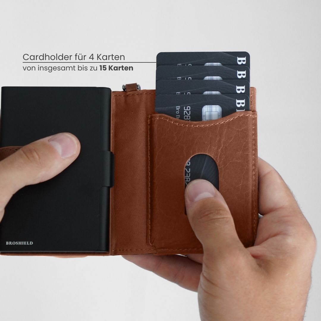 BROSHIELD® - Genuine leather wallet for ultimate flexibility