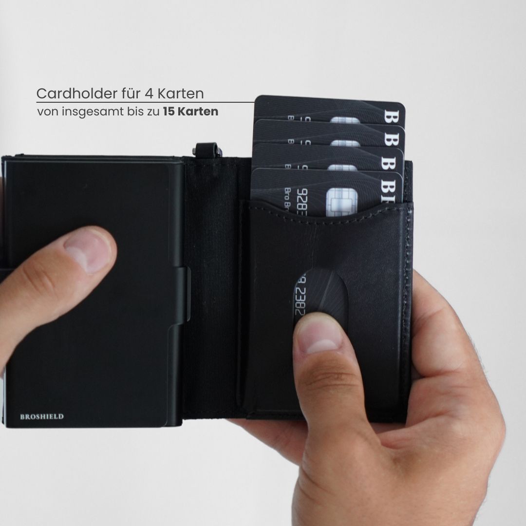 BROSHIELD® - Genuine leather wallet for ultimate flexibility