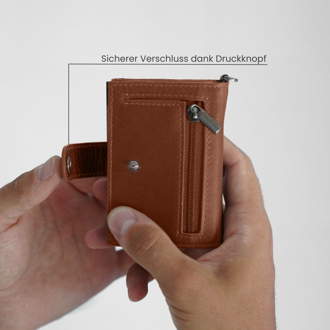 BROSHIELD® - Genuine leather wallet for ultimate flexibility