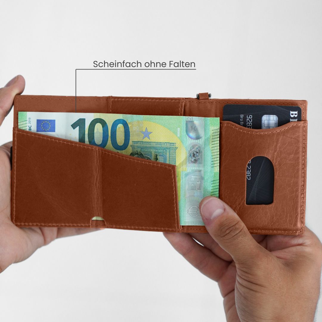 BROSHIELD® - Genuine leather wallet for ultimate flexibility