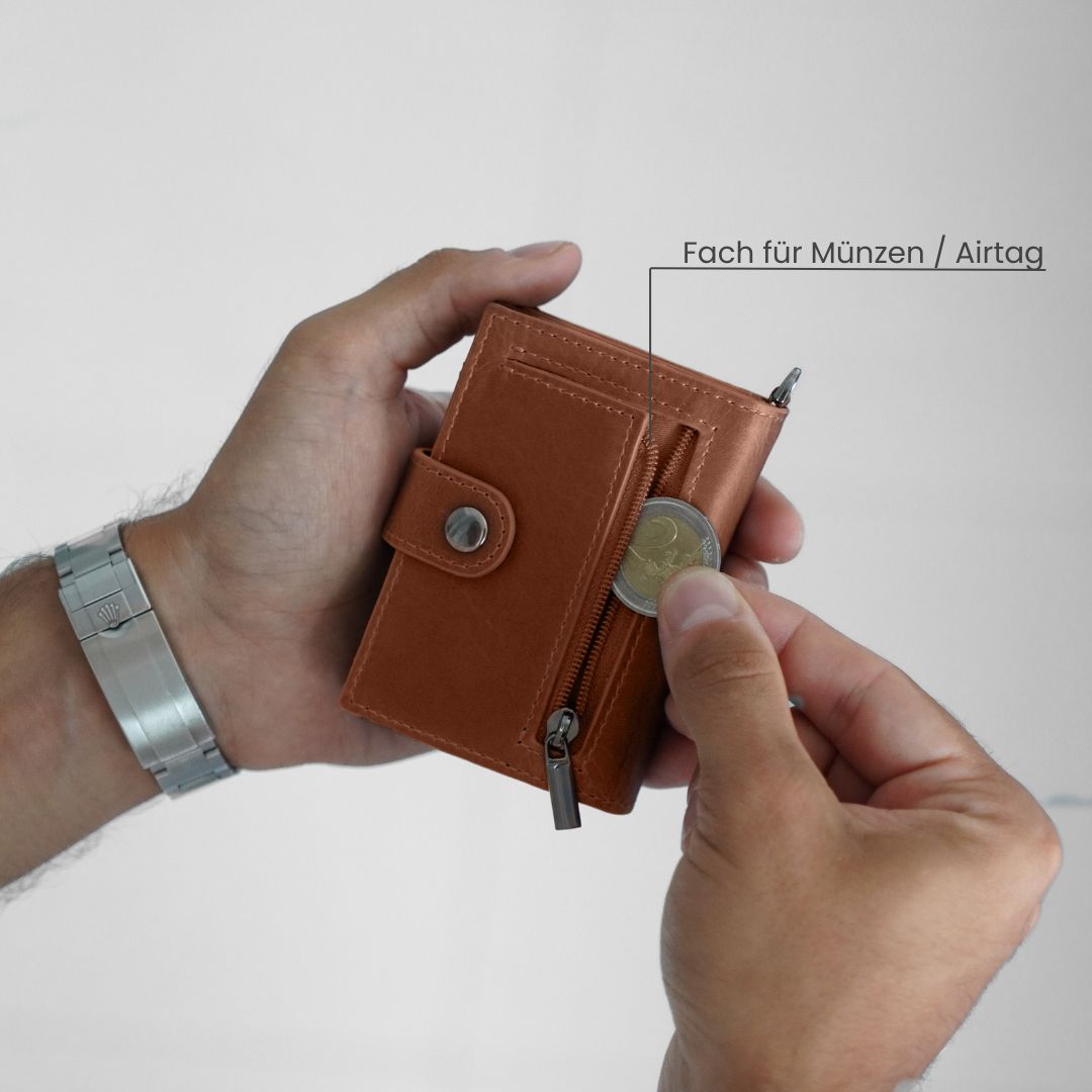 BROSHIELD® - Genuine leather wallet for ultimate flexibility