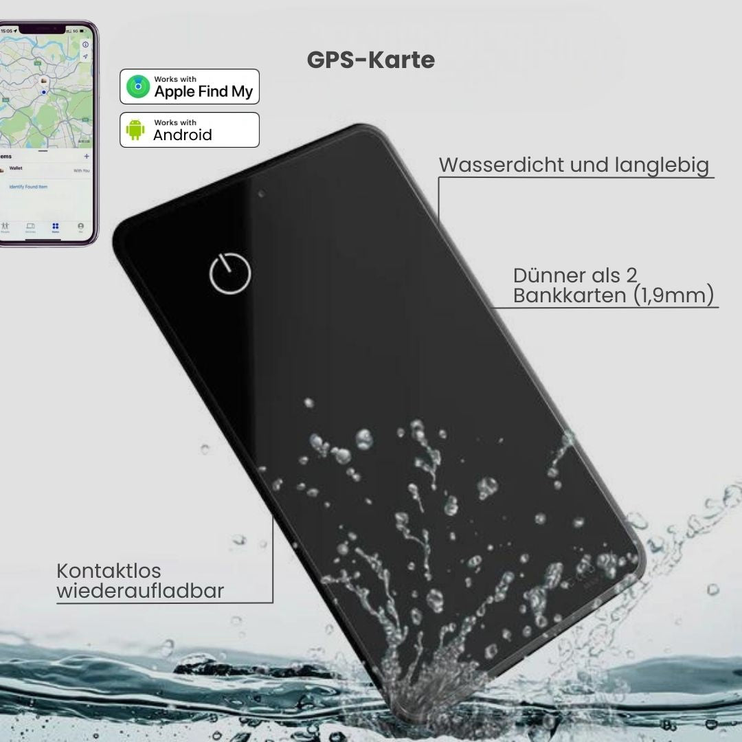 BROSHIELD Sicherheitsbundle: Portemonnaie + Automatik Gürtel + GPS Tracker + Sicherheitkette