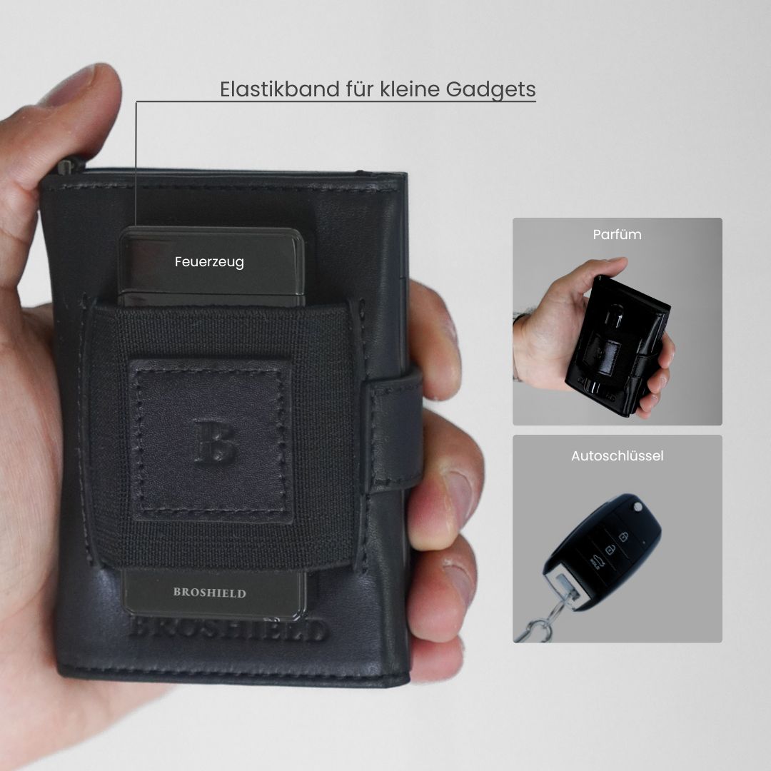 BROSHIELD® - Genuine leather wallet for ultimate flexibility